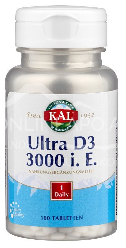 Supplementa Ultra D3 3,000 I.U. Tablets