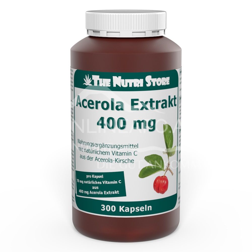 The Nutri Store Acerola Extrakt 400 mg Kapseln