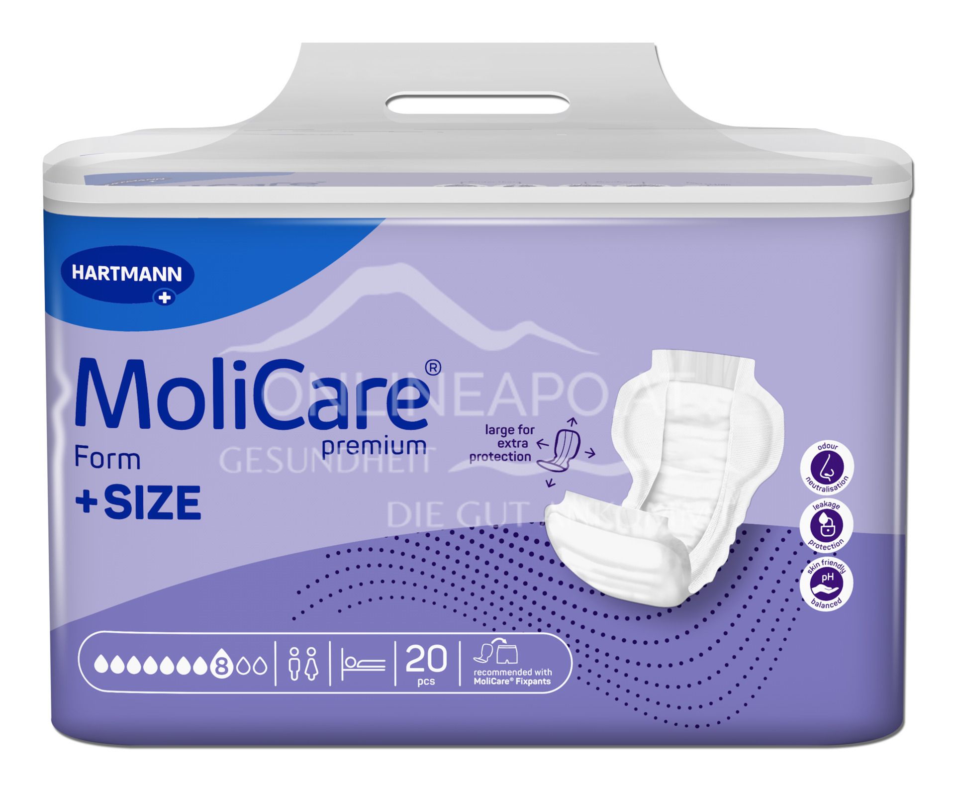 MoliCare® Premium Elastic 10 drops incontinence briefs Medium