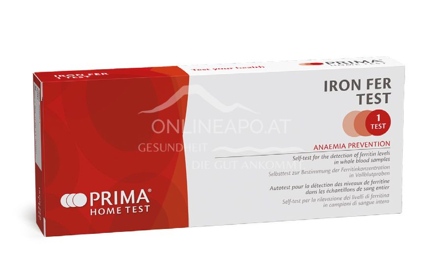 PRIMA® Eisen FER Home Test