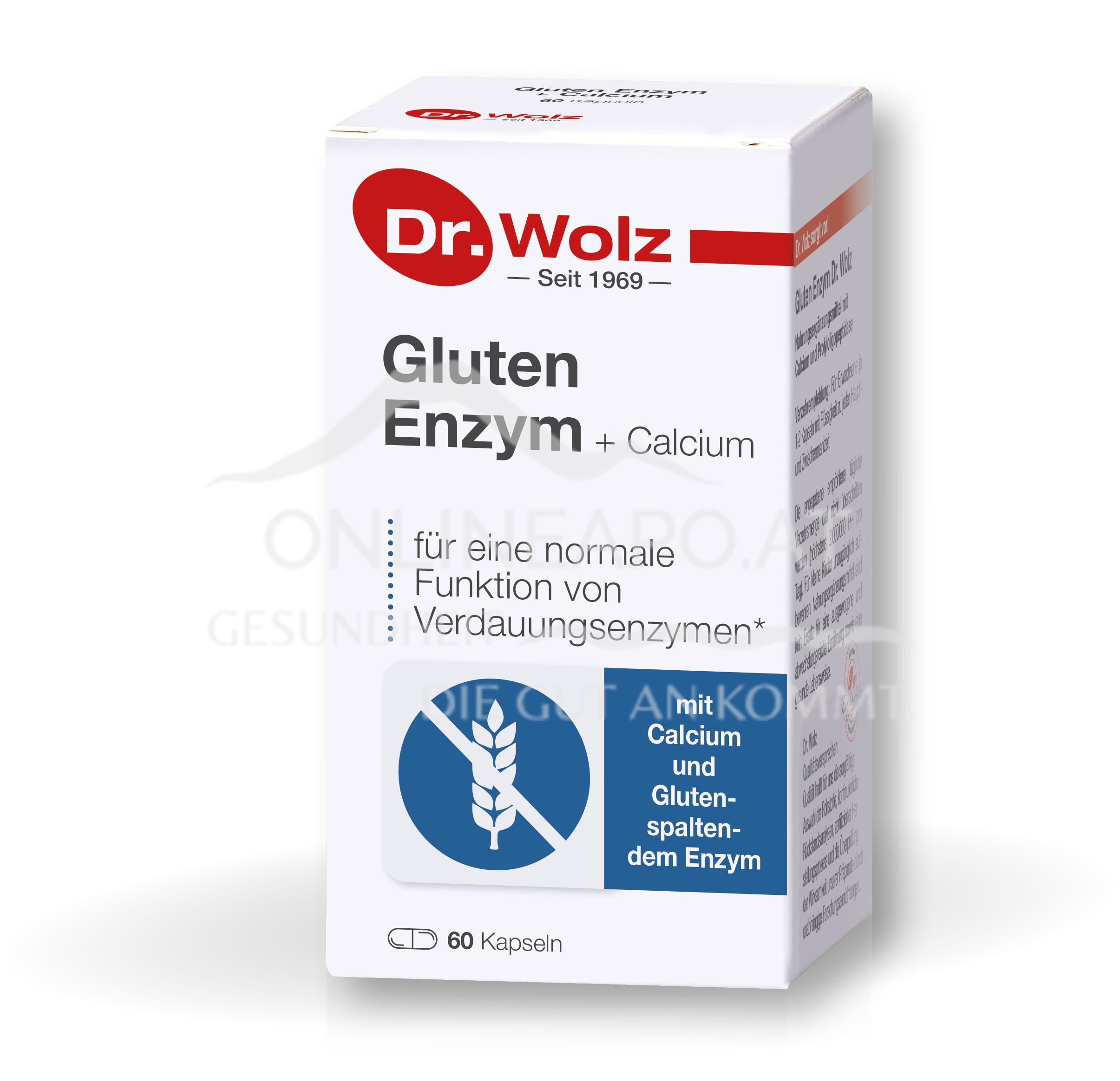 Dr. Wolz Gluten Enzym + Calcium Kapseln
