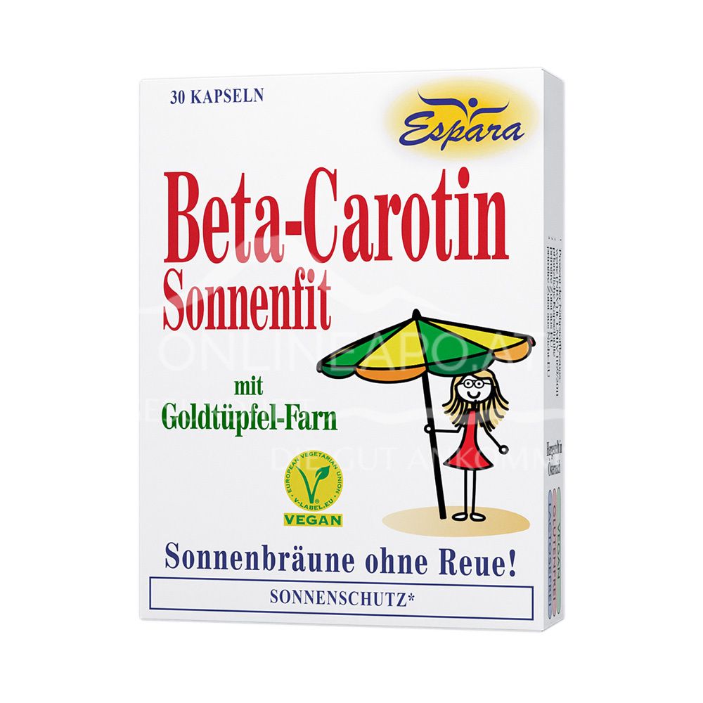 Espara Beta-Carotin-Sonnenfit Kapseln