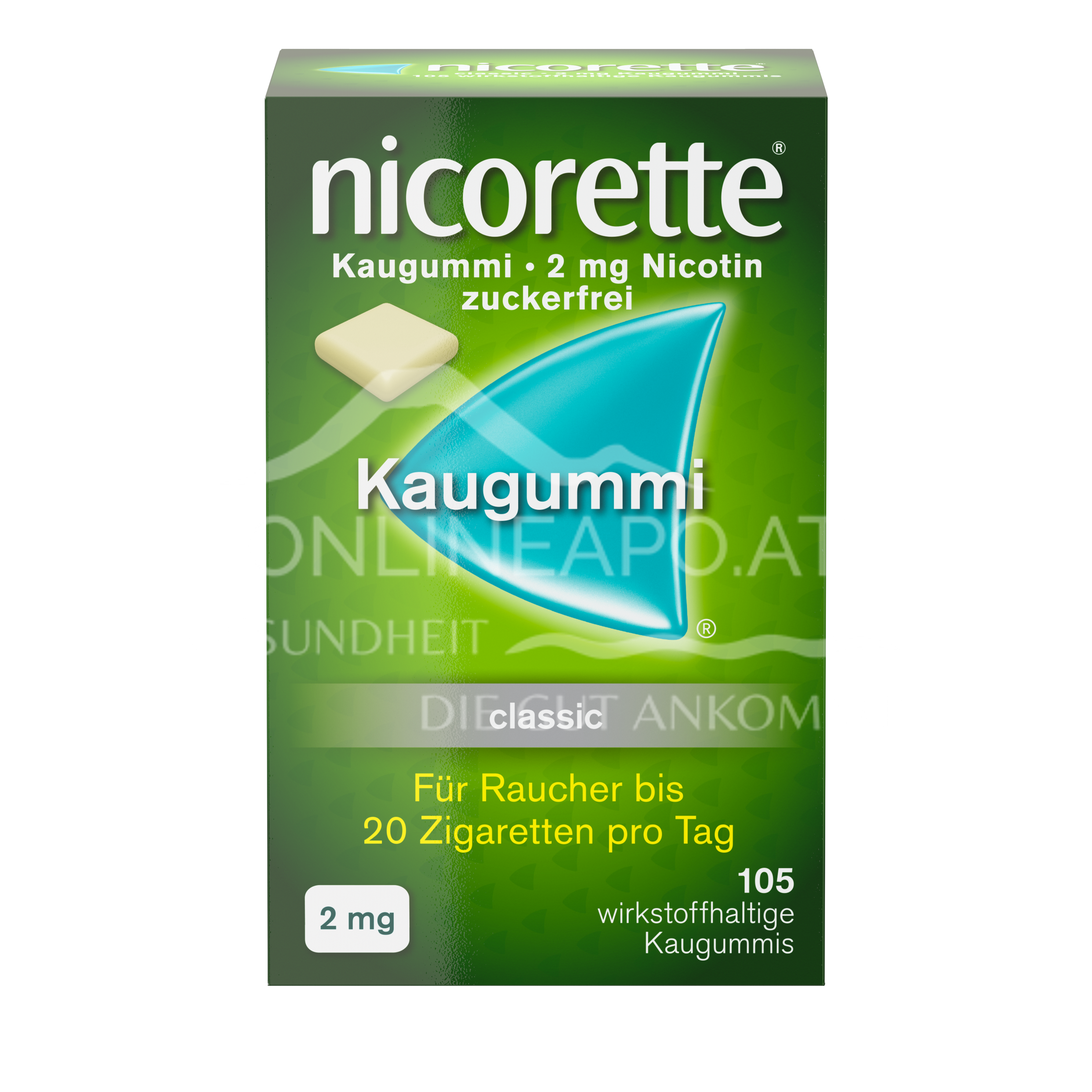 Nicorette® Classic 2 mg - Kaugummi zur Raucherentwöhnung