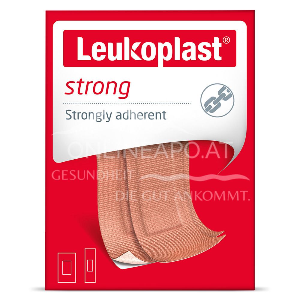 Leukoplast® strong Strips 2 sizes