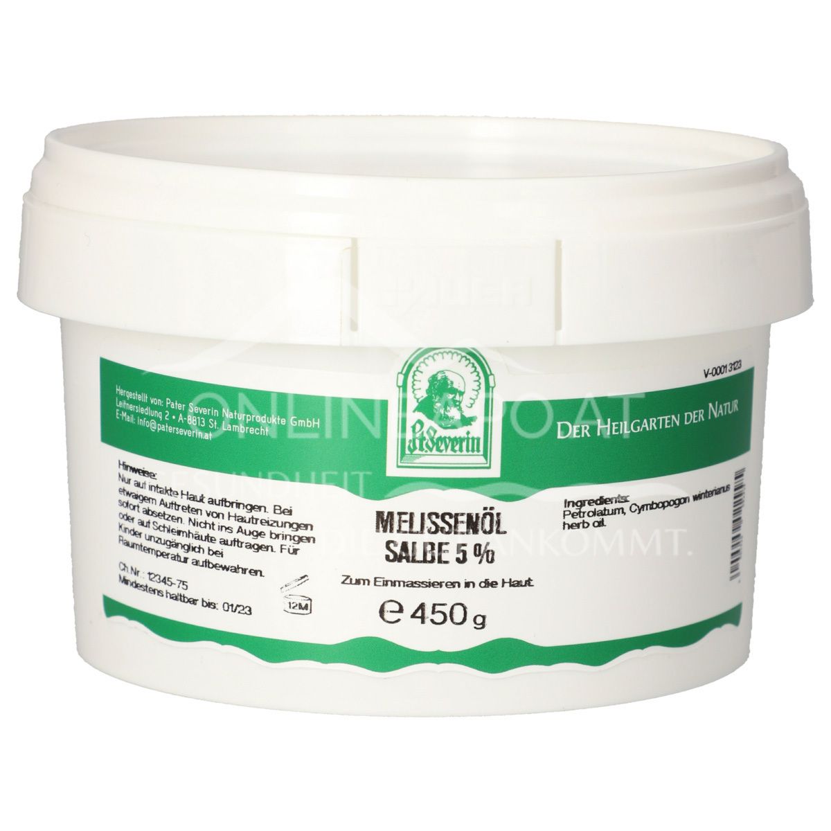 Father Severin’s Melisse Oil Ointment 5%