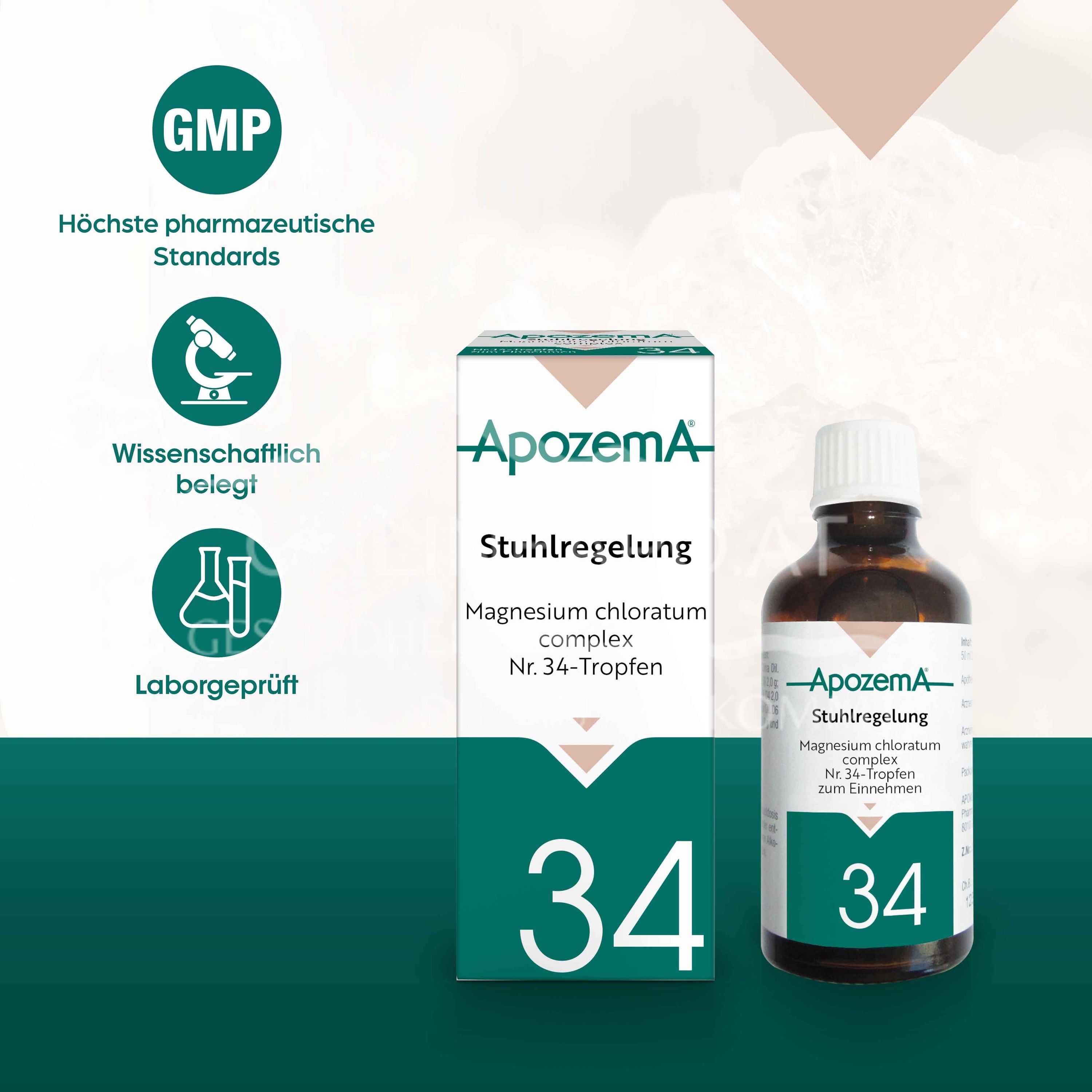Apozema® Stool regulation Magnesium chloratum complex No. 34 drops for oral use