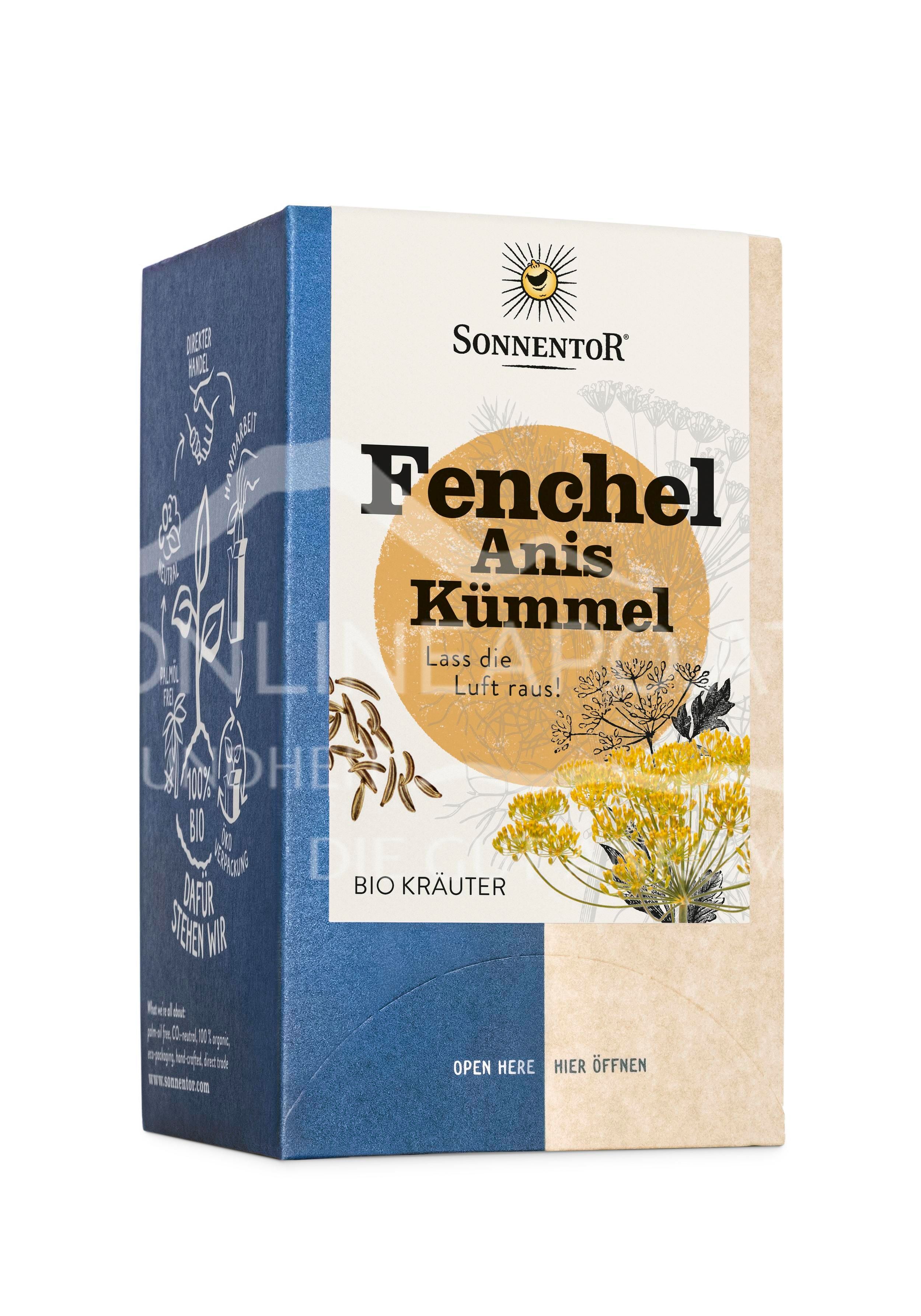 Sonnentor Fenchel - Anis - Kümmel Bio-Gewürz-Kräuterteemischung