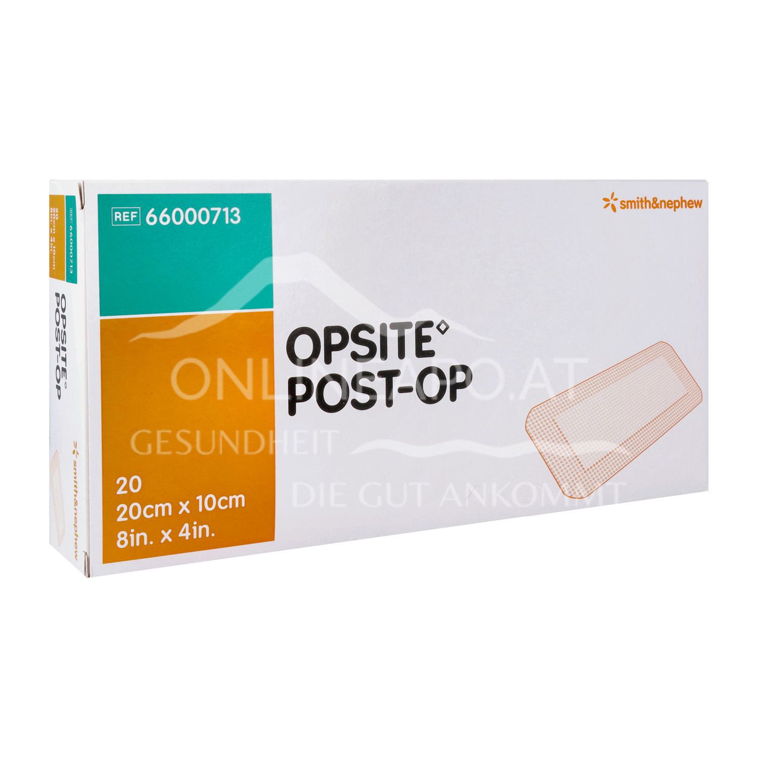 OPSITE POST-OP film dressing with wound pad sterile, 20 x 10 cm