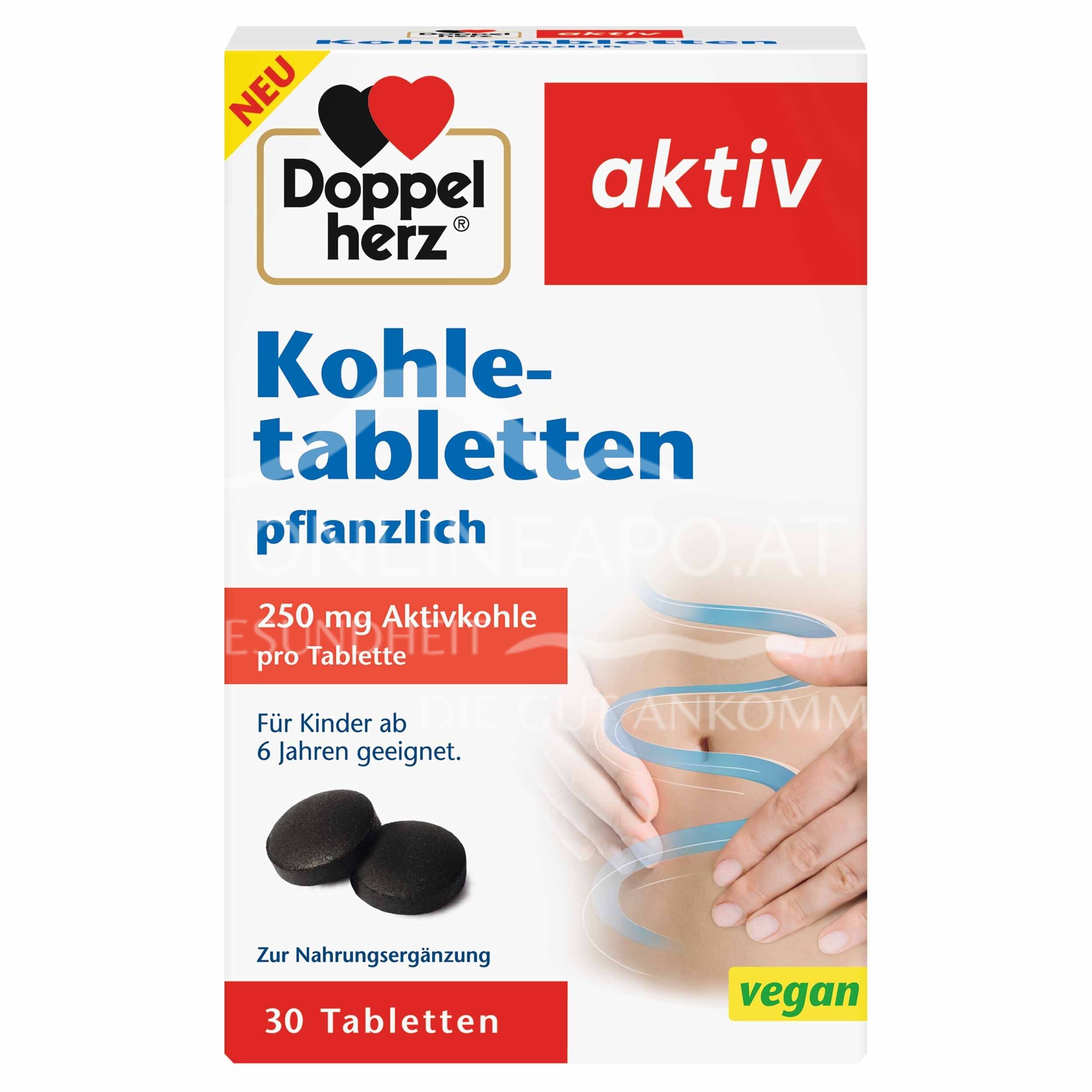Doppelherz aktiv Kohletabletten pflanzlich