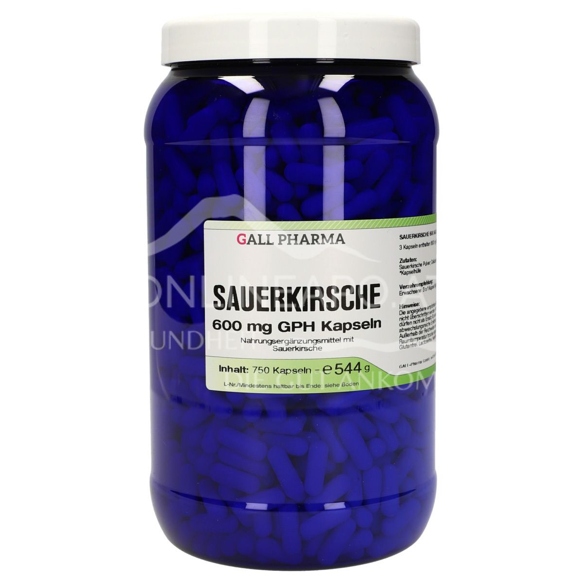 Gall Pharma Sauerkirsche 600 mg Kapseln