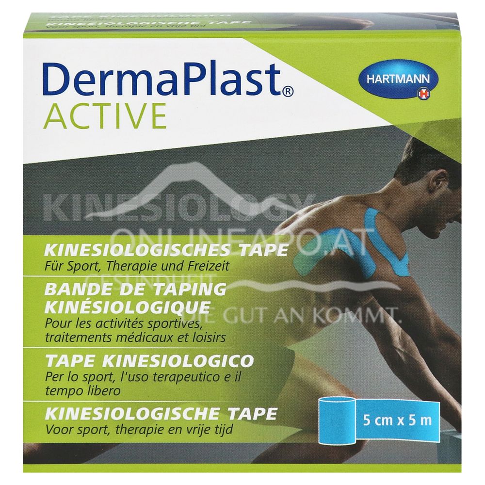 DermaPlast® ACTIVE Kinesiology, Kinesiologisches Tape 5cm x 5m