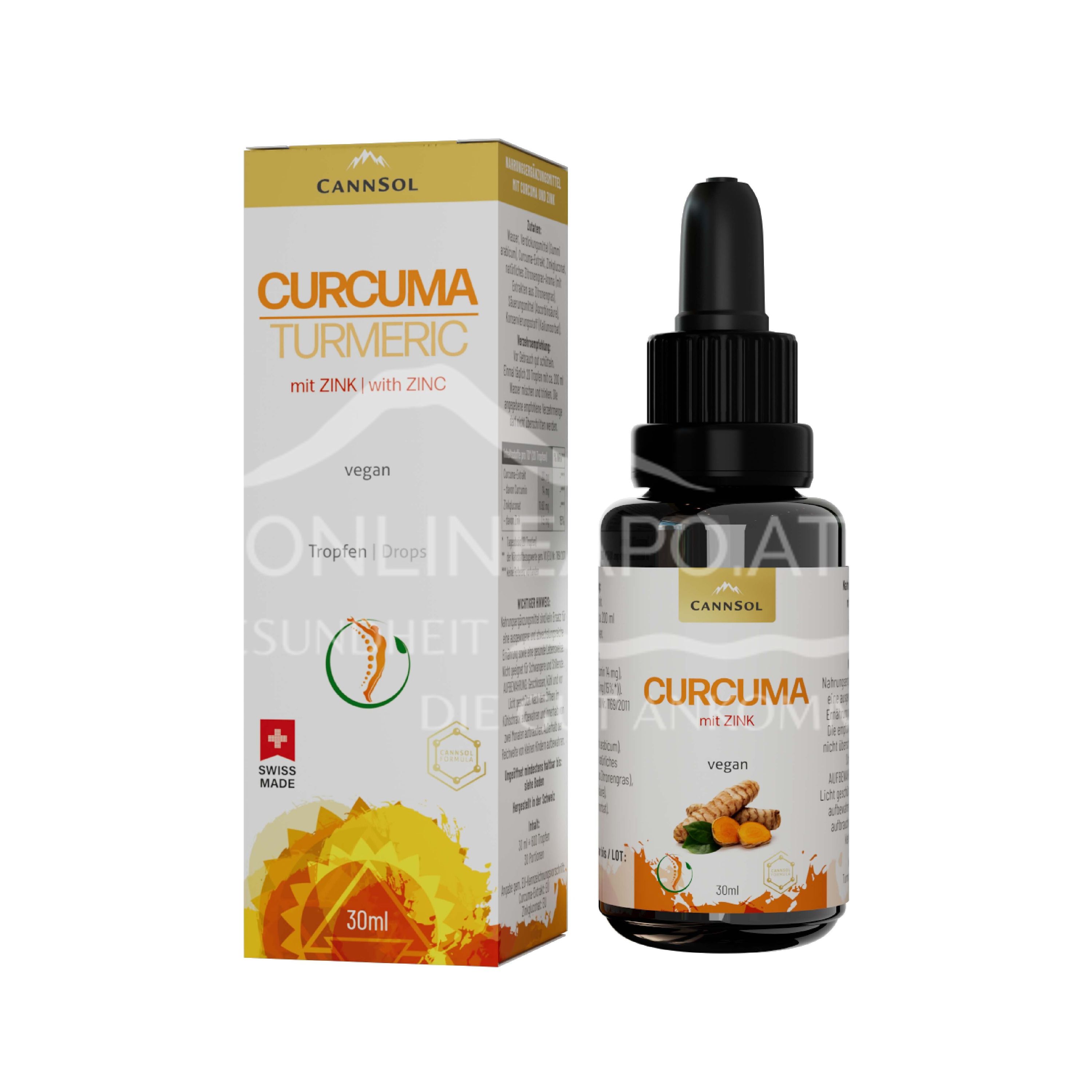 CannSol Curcuma mit Zink Tropfen