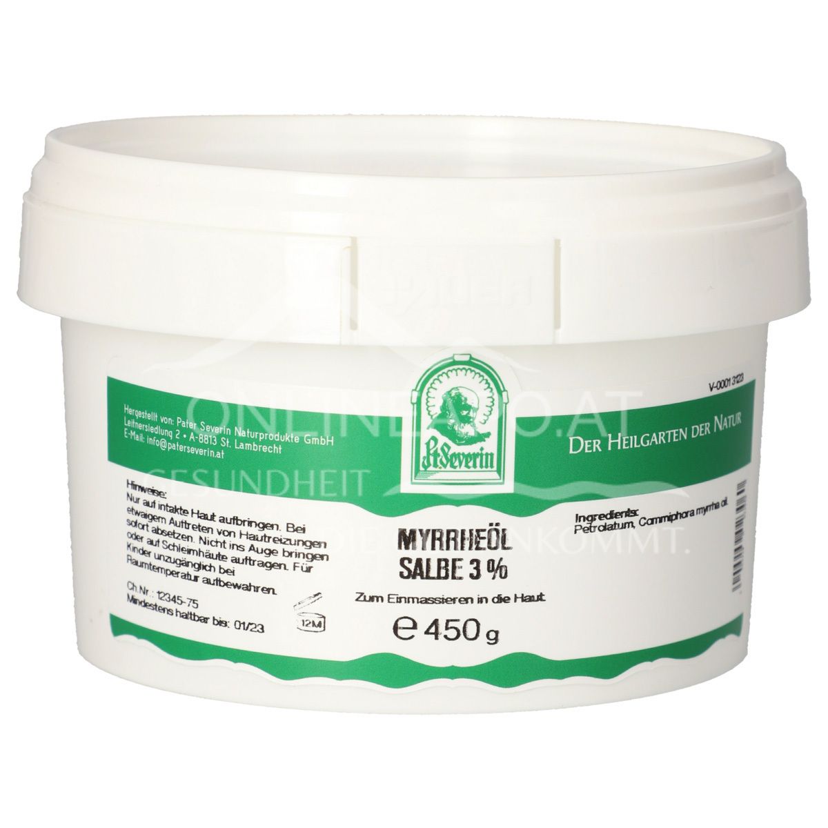 Father Severin Myrrh Oil Ointment 3%