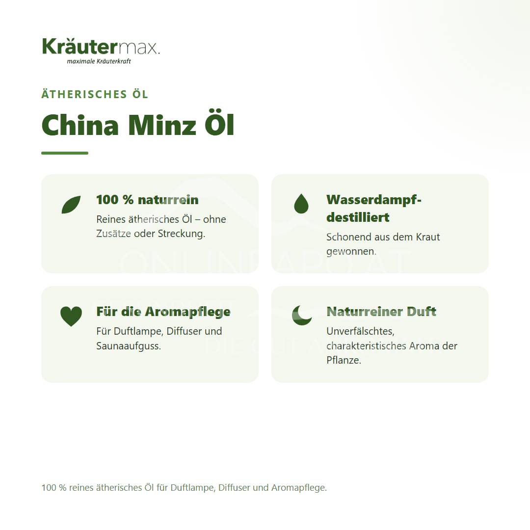 Kräutermax China Minz Öl