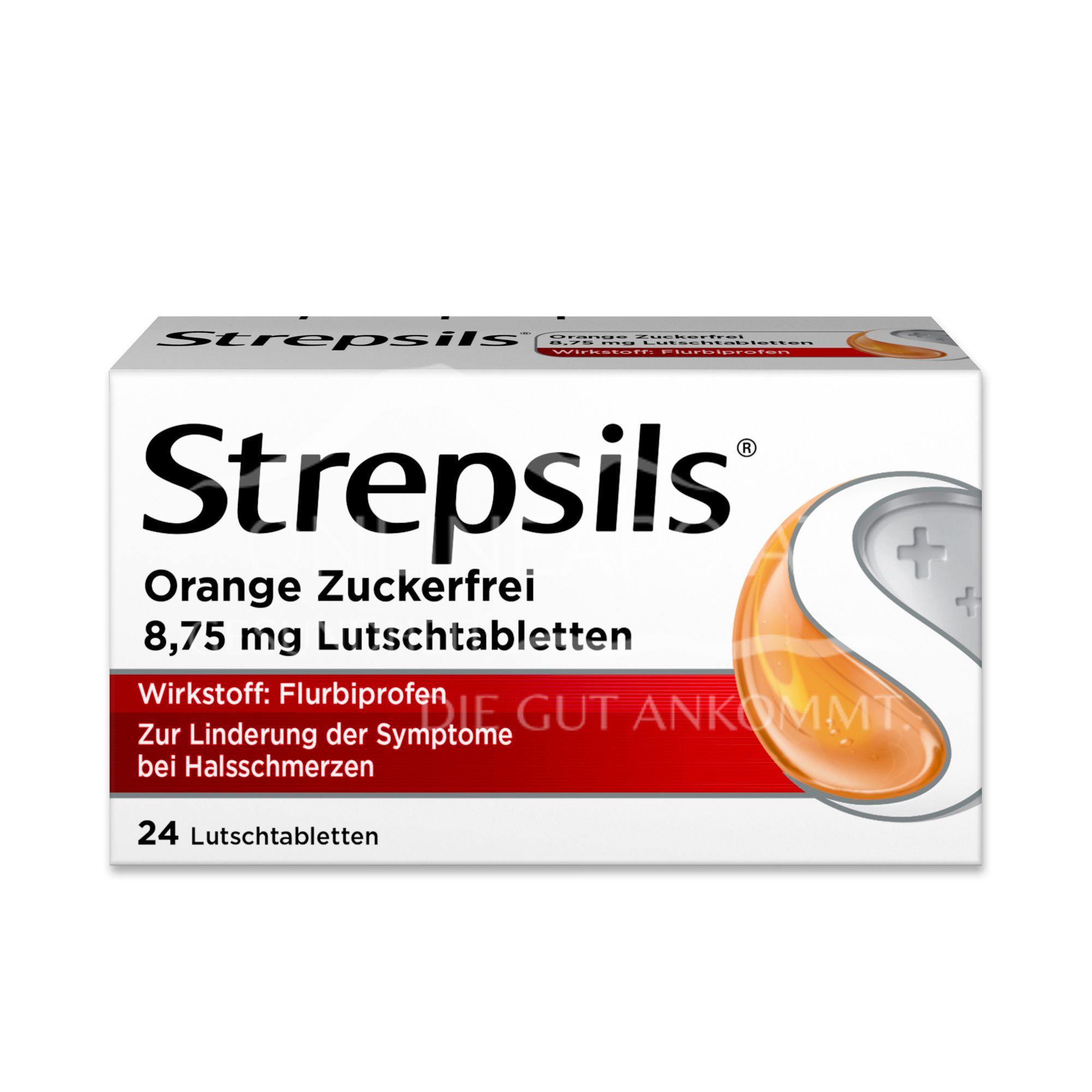 Strepsils® Orange Zuckerfrei 8,75 mg Lutschtabletten