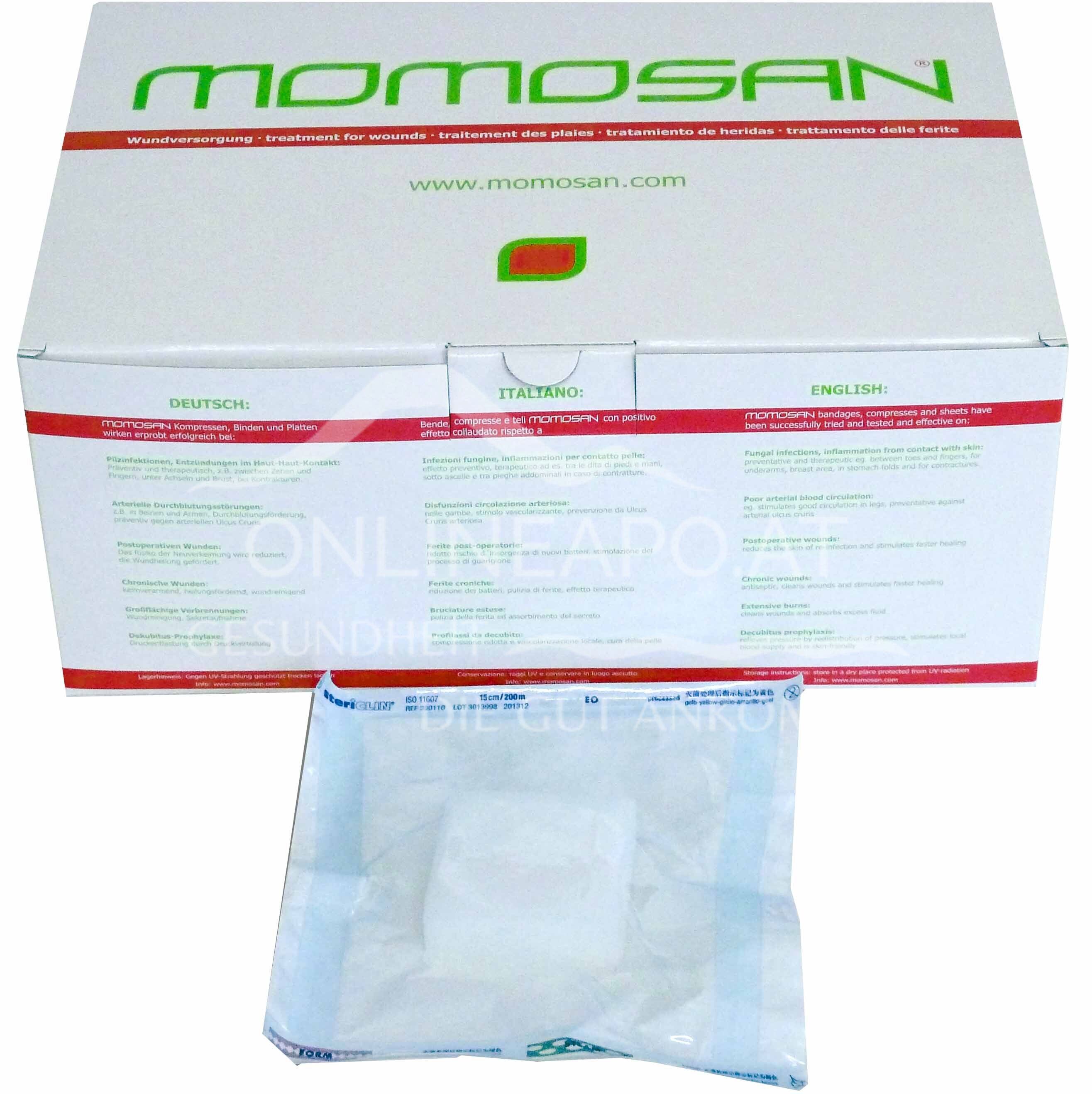 MOMOSAN® Weiss Woundcleaner VETERINARY, sterile, 5 x 5 x 2 cm