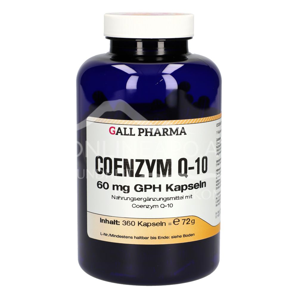 Gall Pharma Coenzyme Q-10 60 mg capsules