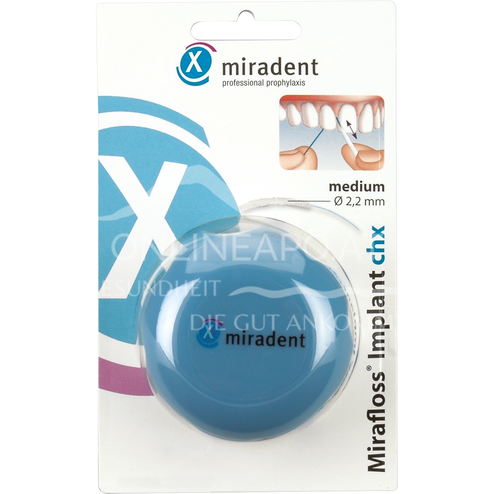 Miradent Mirafloss Implant CHX 50 pcs.