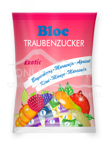 Bloc® Traubenzucker Exotic Beutel