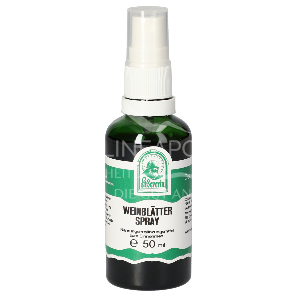 Father Severin vine leaves spray