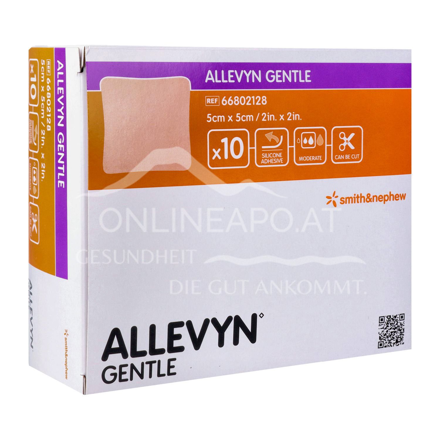 ALLEVYN GENTLE Schaumverband 5 x 5 cm