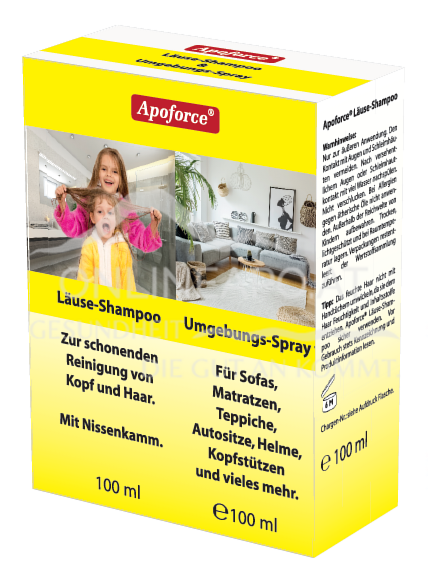 Apoforce® Läuse-Umgebungs-Spray und Läuse-Shampoo