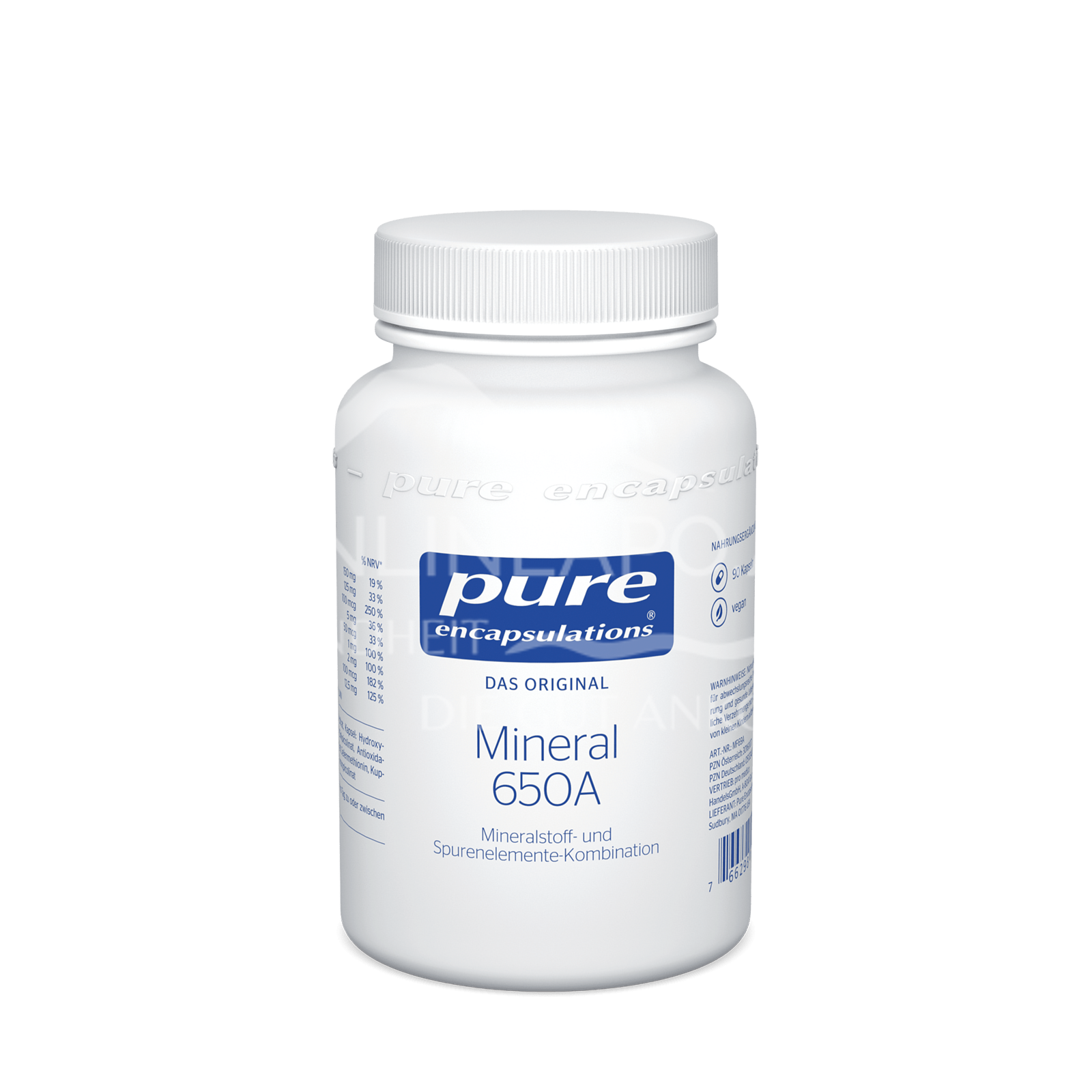 pure encapsulations® Mineral 650A