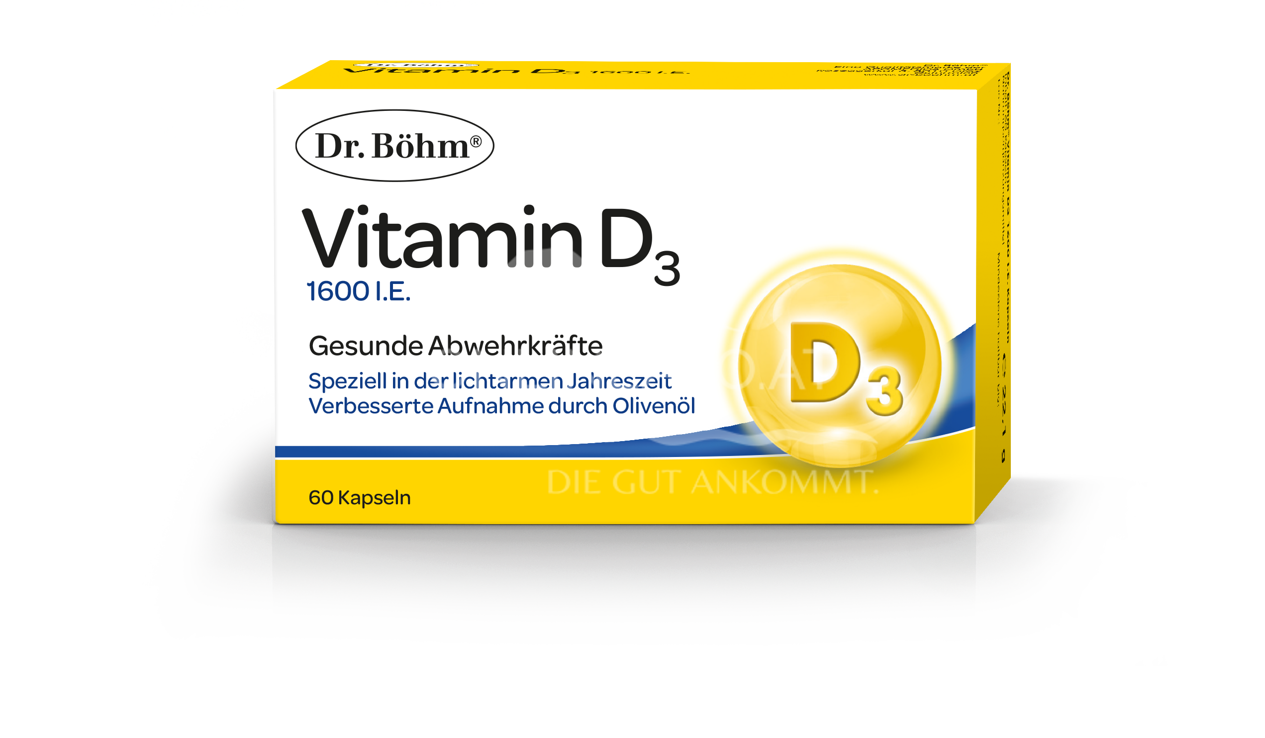 Dr. Böhm® Vitamin D3 1600 I.E. Kapseln