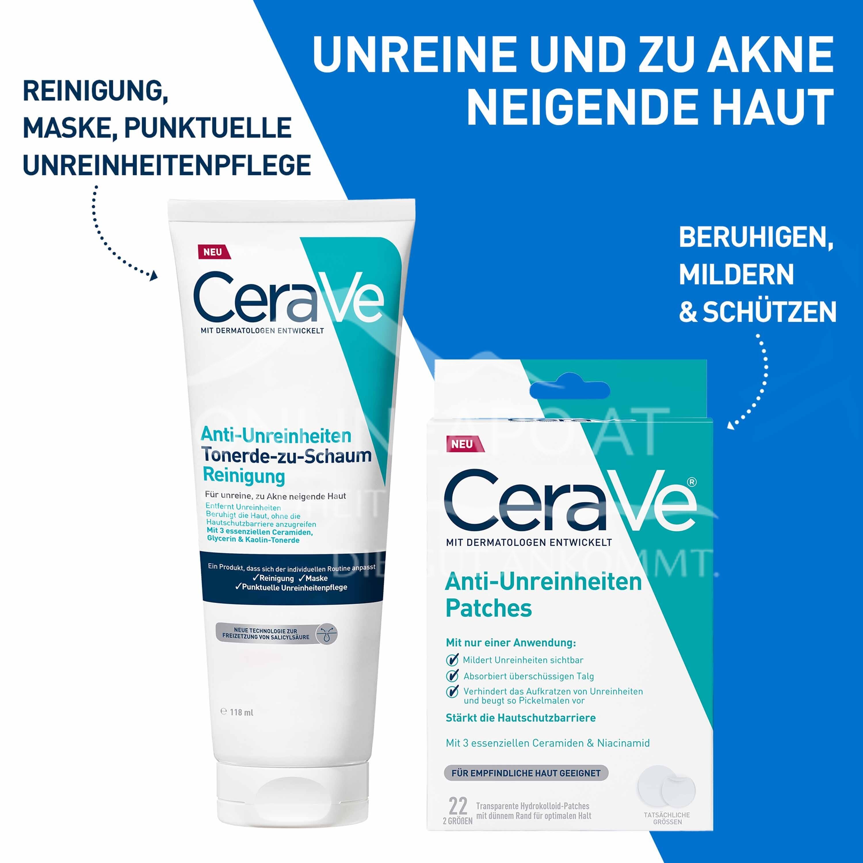 CeraVe Tonerde-zu-Schaum-Reinigung