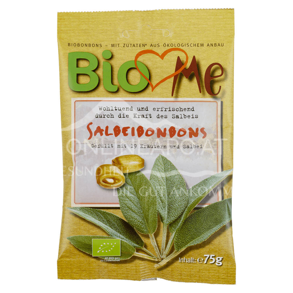 BIO loves Me Bio-Bonbons gefüllt mit 19 Kräutern und Salbei