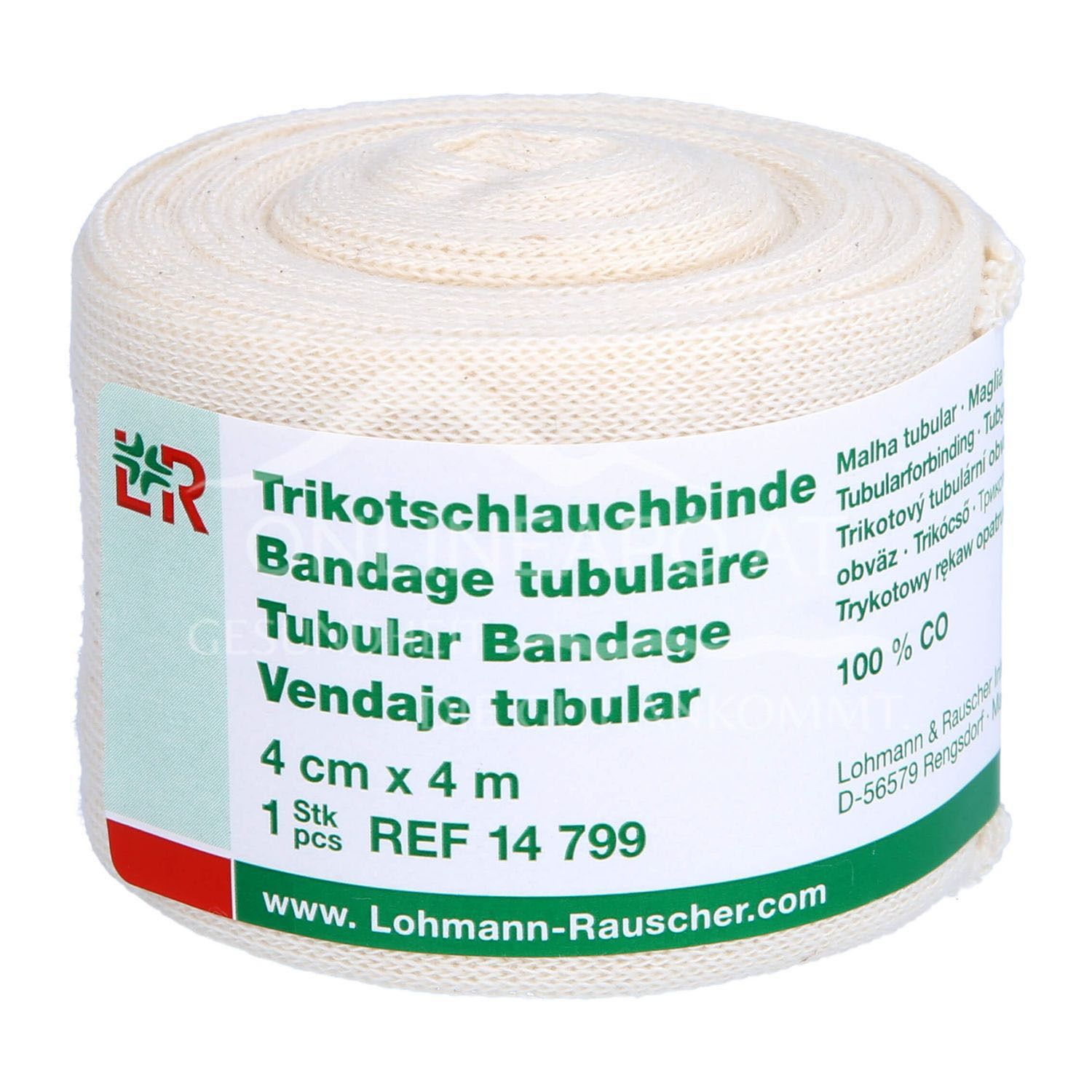 Lohmann & Rauscher tricot bandage, 4 cm x 4 m