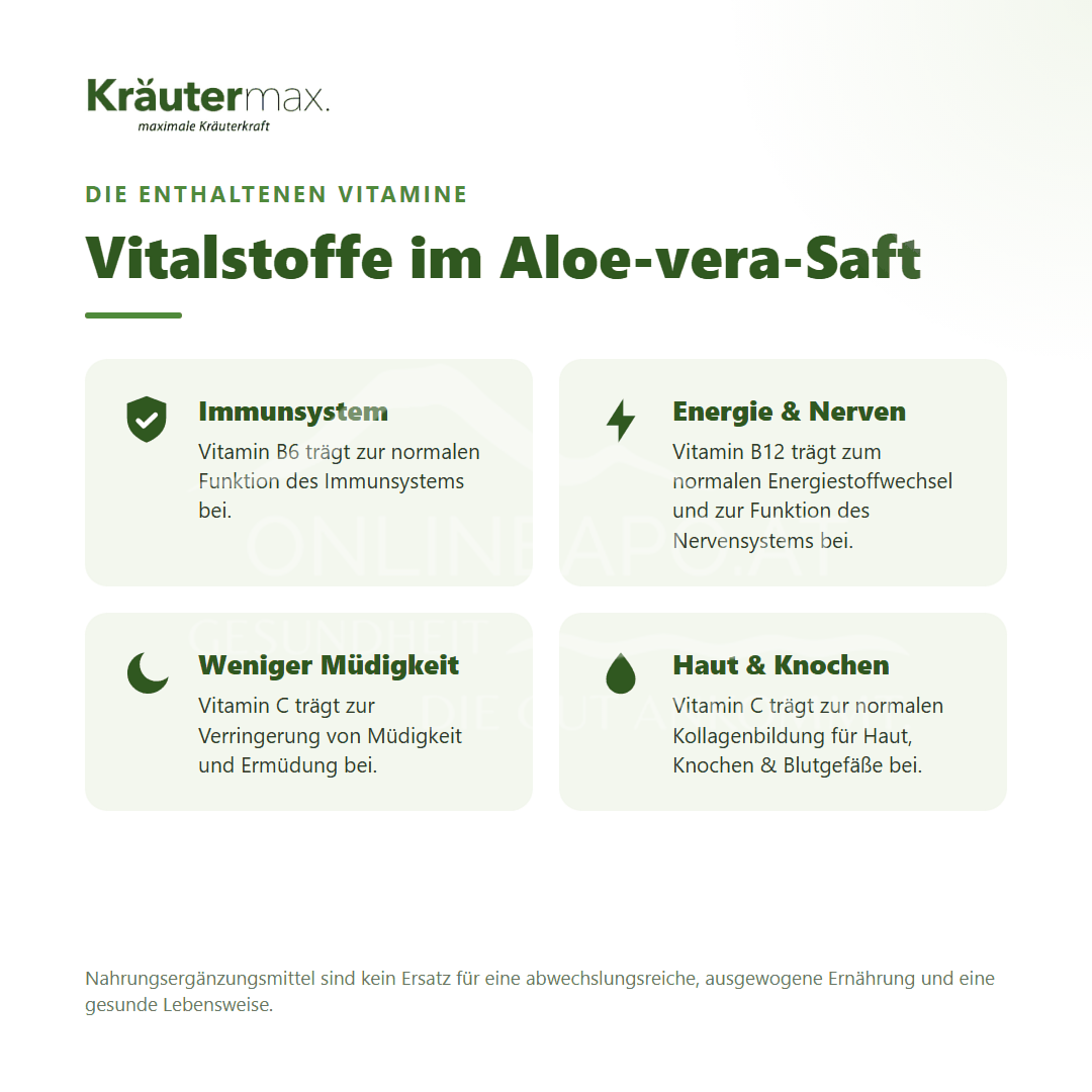 Kräutermax Aloevera Saft