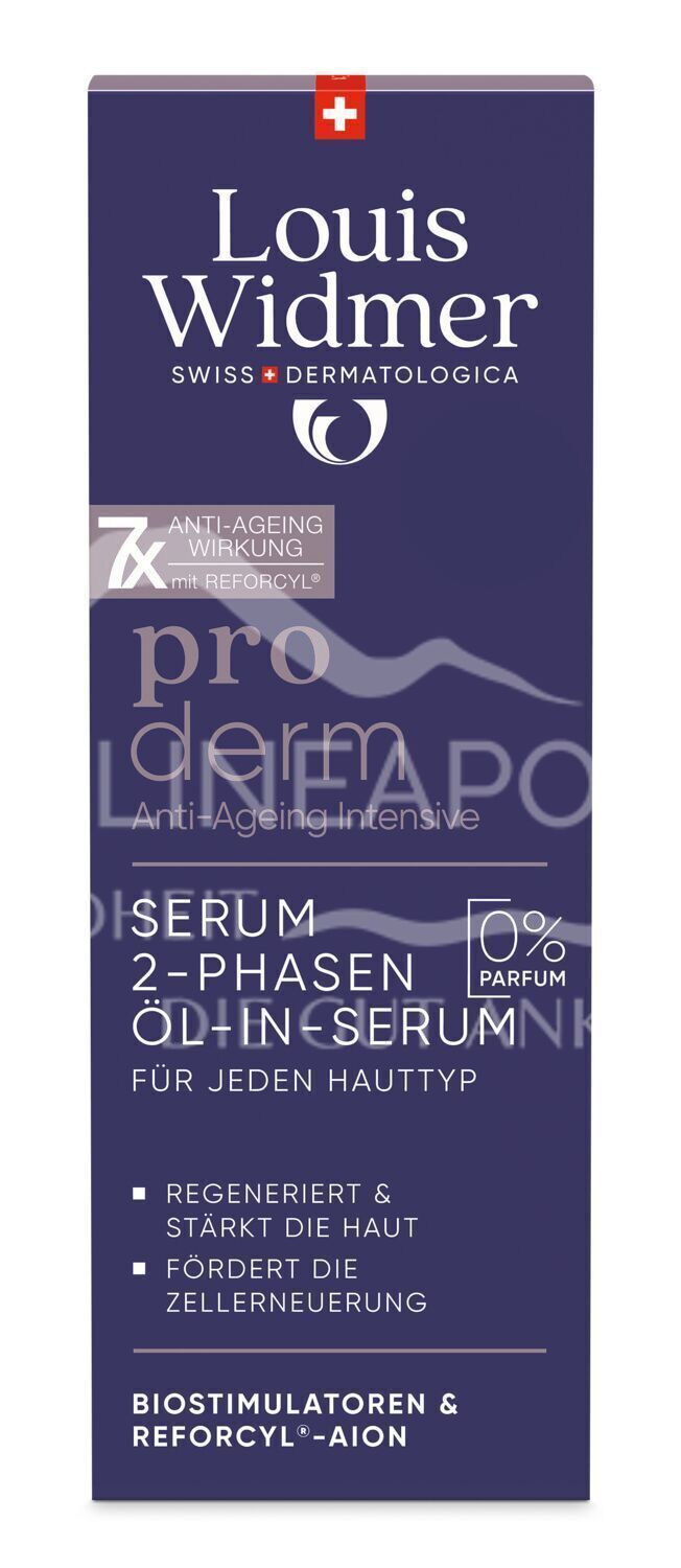 Louis Widmer proderm Serum 2-Phasen Öl-in-Serum - ohne Parfum
