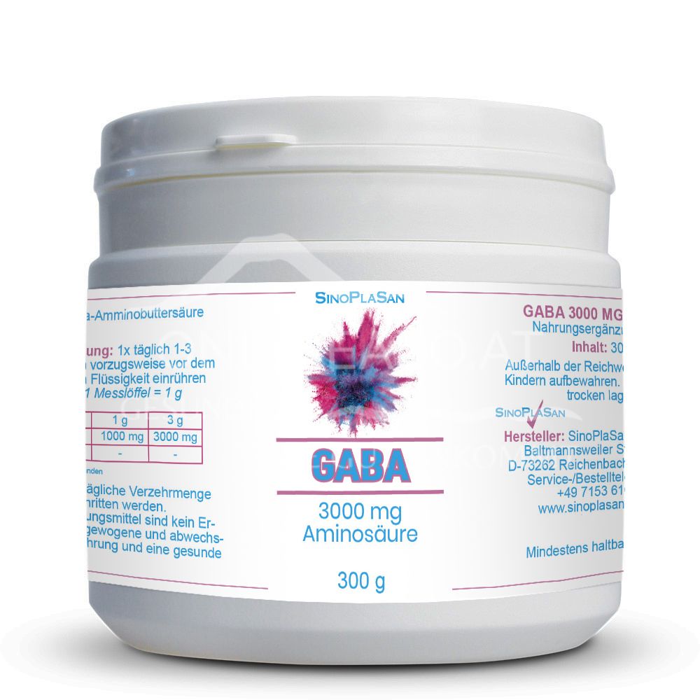 SinoPlaSan GABA 3000 mg Aminosäure Pulver