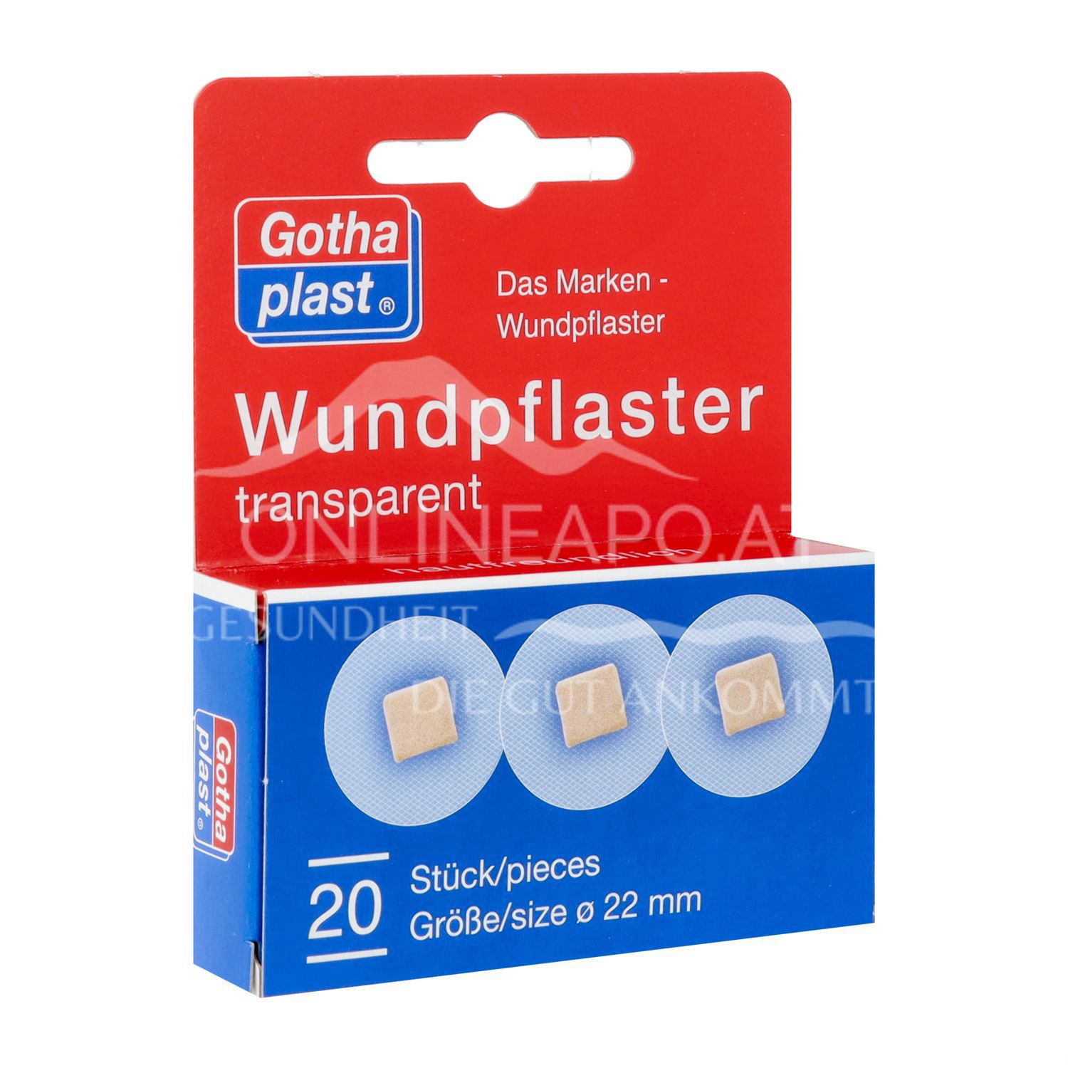 Gothaplast® Wundpflaster ø 2,2 cm transparent