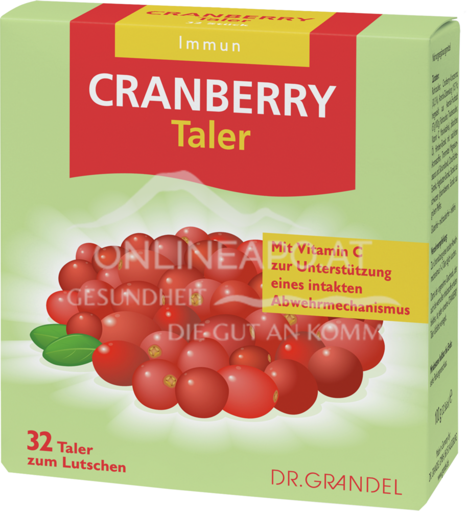 DR. GRANDEL Cranberry Taler