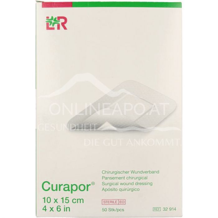 Curapor® Chirurgischer Wundverband steril, 10 x 15 cm