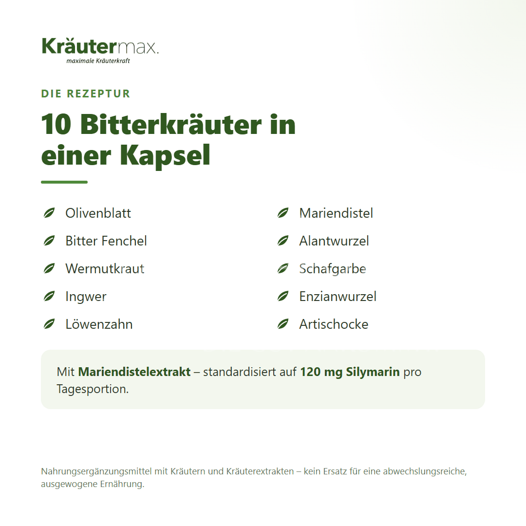 Kräutermax Bitterkräuter Kapseln