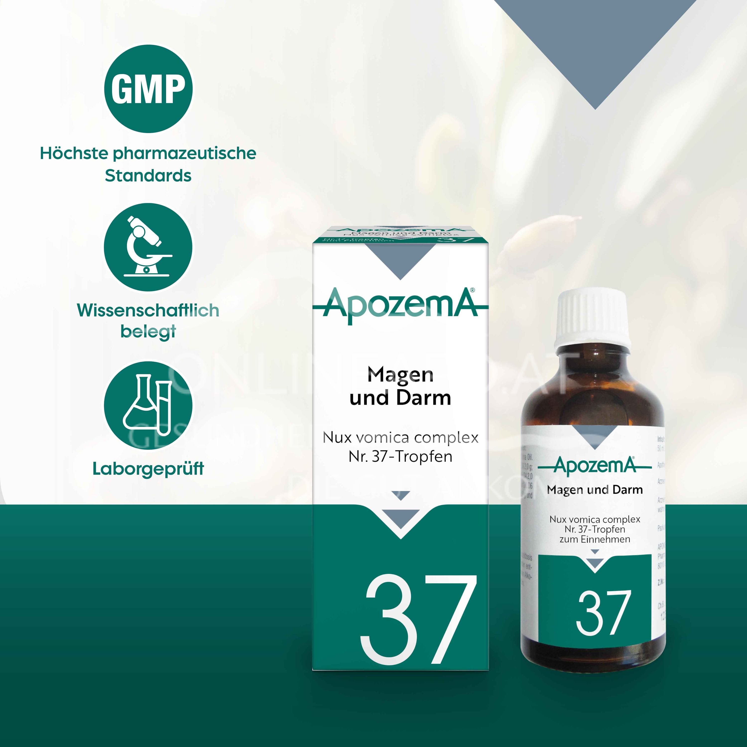 Apozema® Stomach and Intestine Nux vomica complex No. 37 drops for oral use