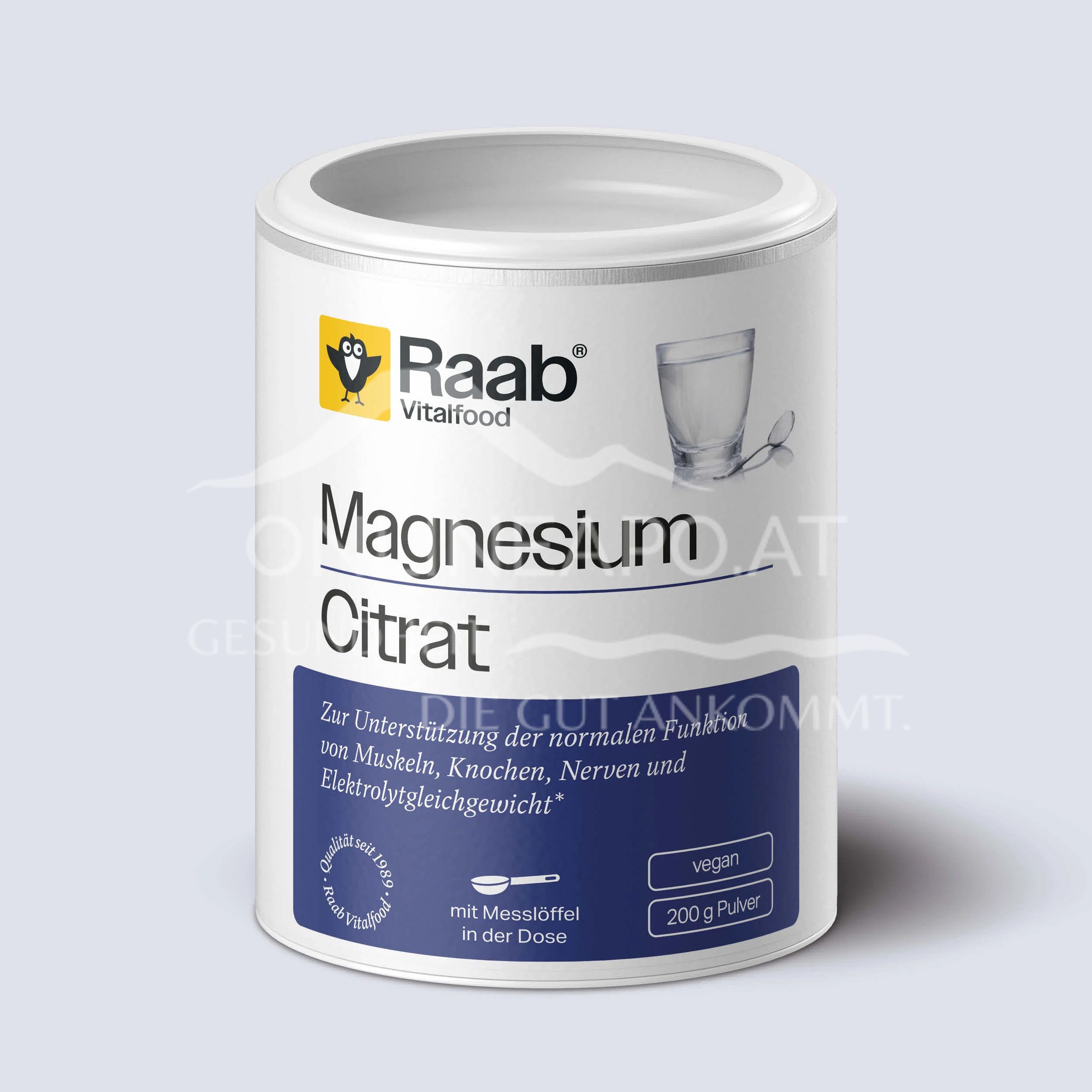 Raab® Vitalfood Magnesiumcitrat Pulver
