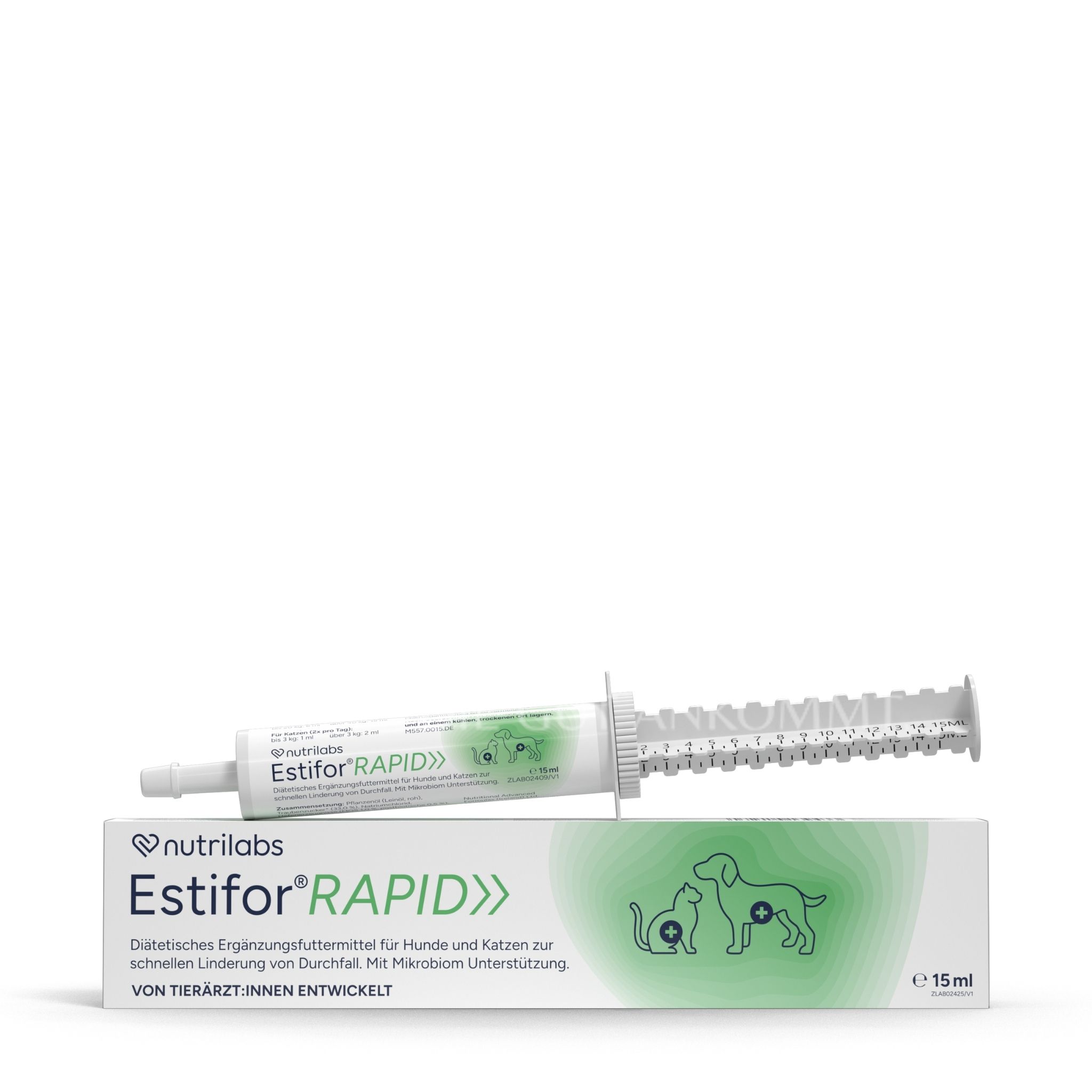 Estifor® RAPID Paste für Hunde und Katzen - Injektorspritze