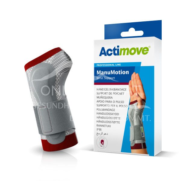 Actimove® ManuMotion Handgelenkbandage, M / Links, 16 – 17 cm