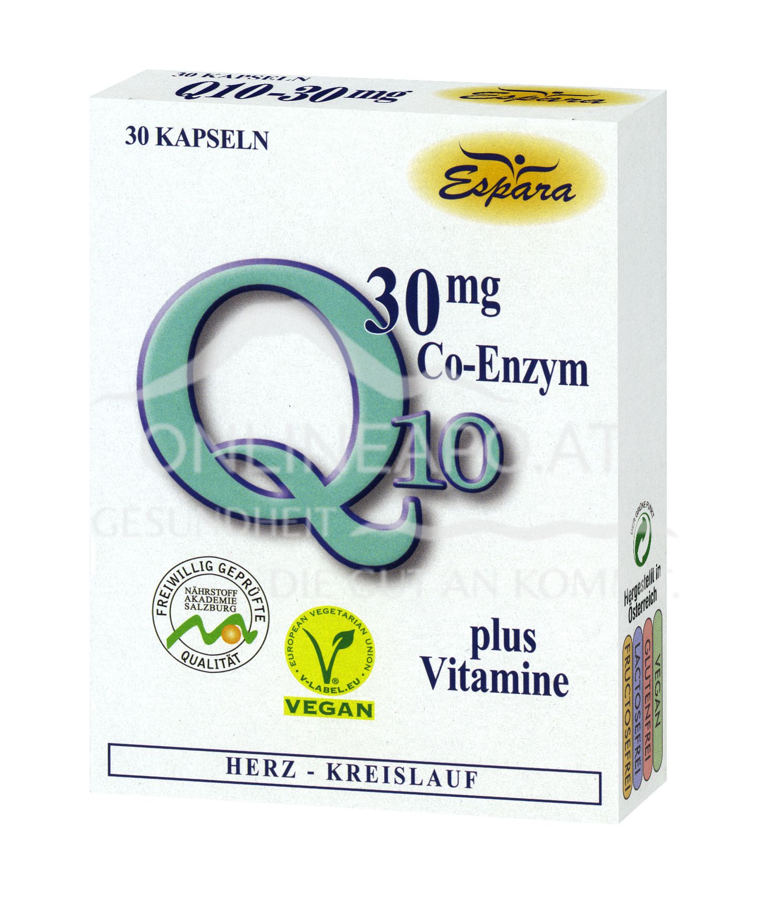 Espara Q10 30mg capsules
