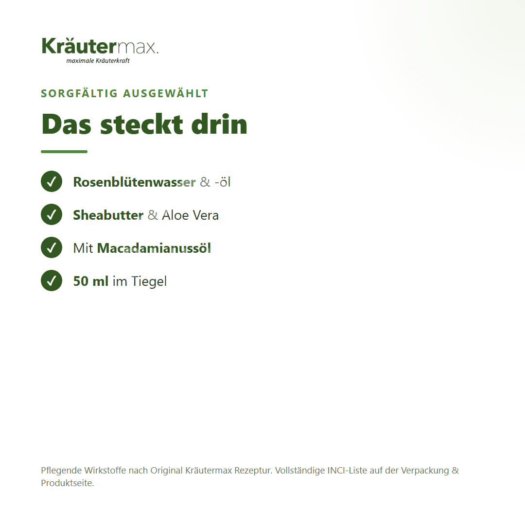 Kräutermax Rosen Gesichtscreme