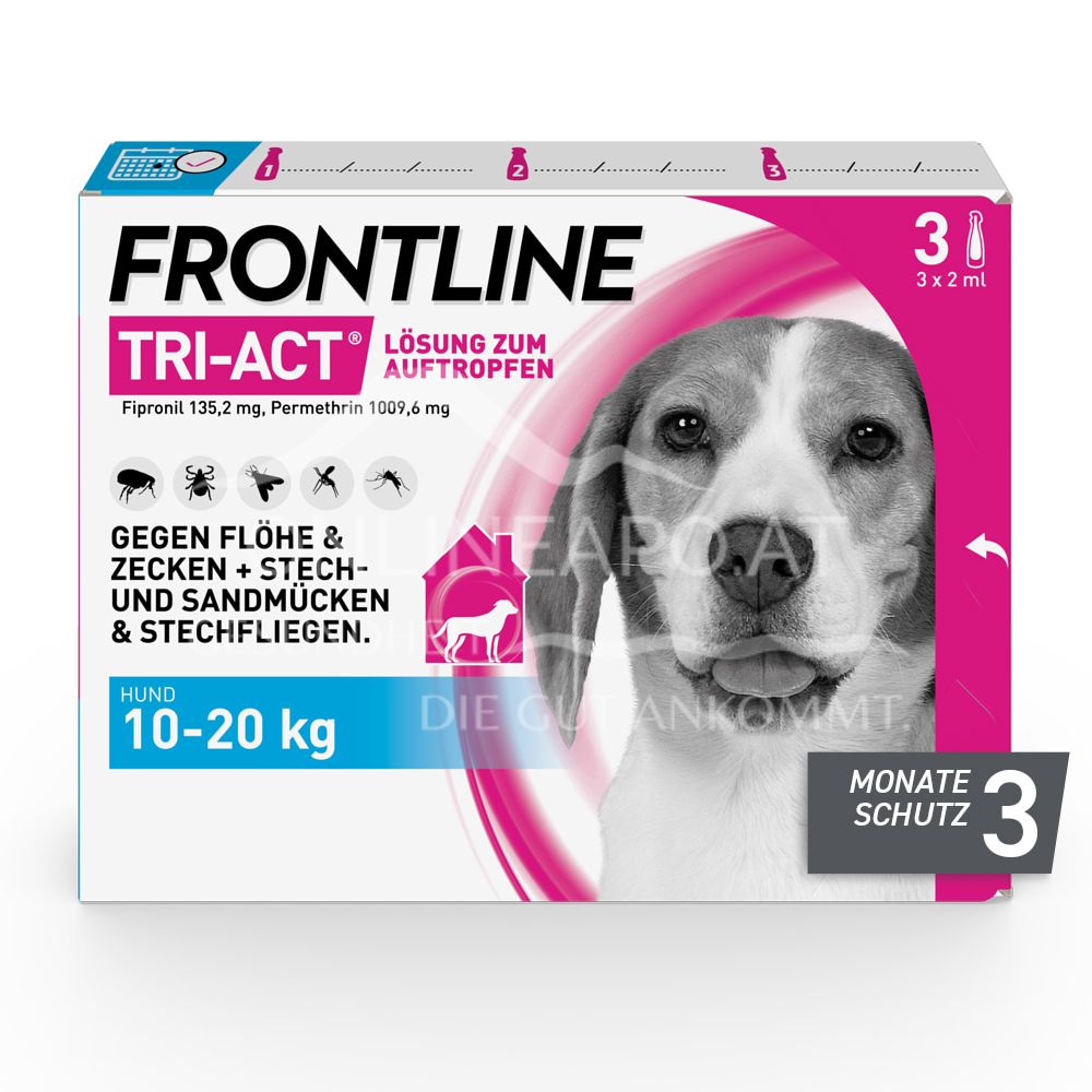 Frontline TRI-ACT® Lösung zum Auftropfen für Hunde 10 - 20 kg