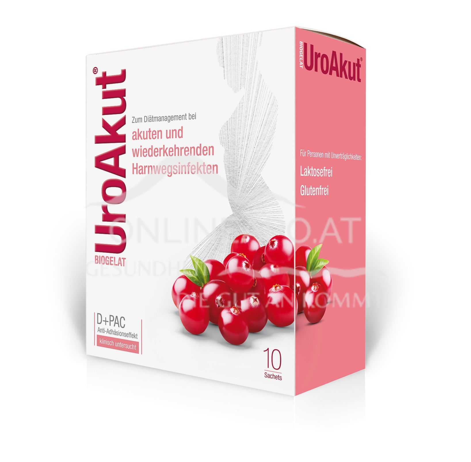 BIOGELAT UroAkut® D-Mannose plus Cranberry Sachets