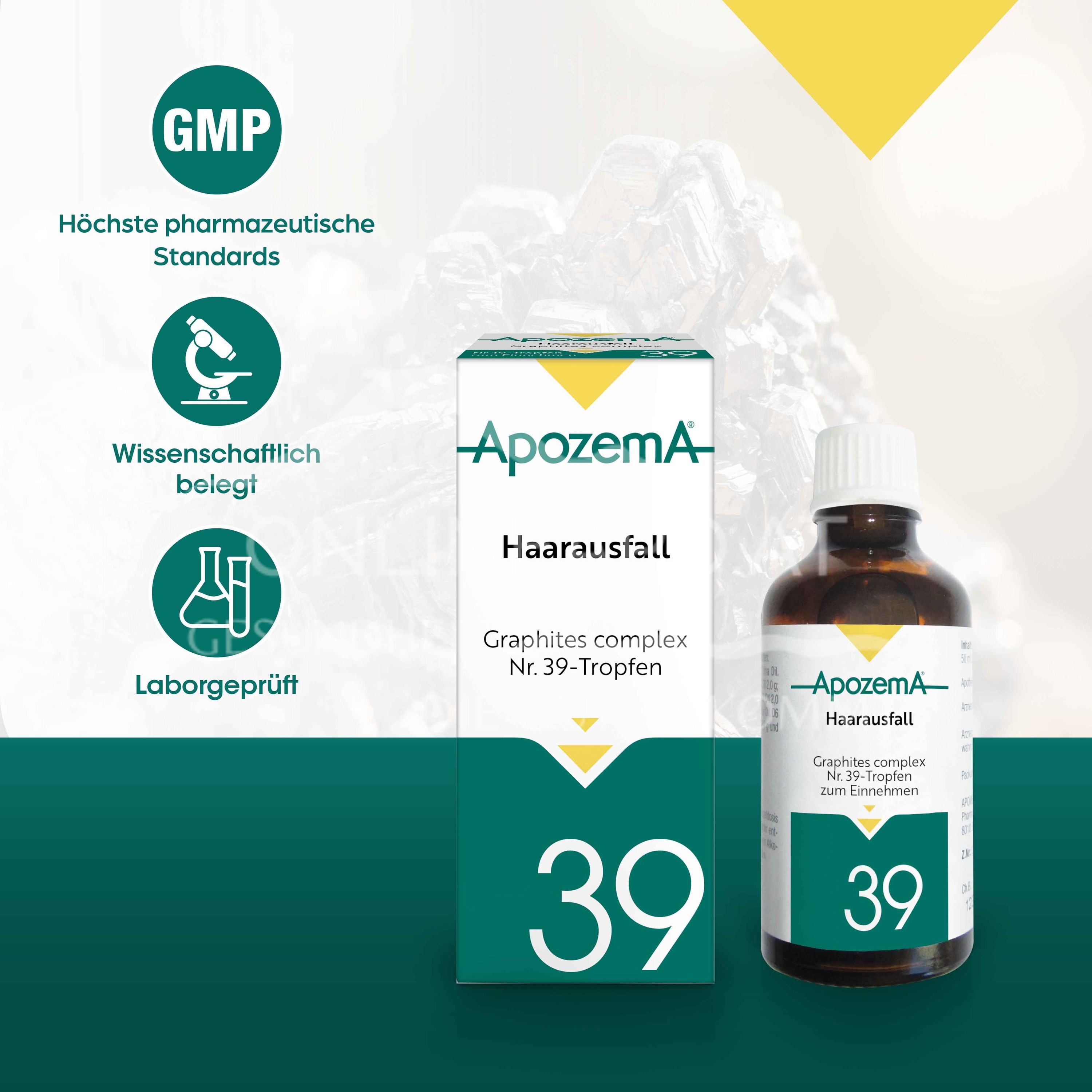 Apozema® Hair Loss Graphites complex No. 39 drops for oral use