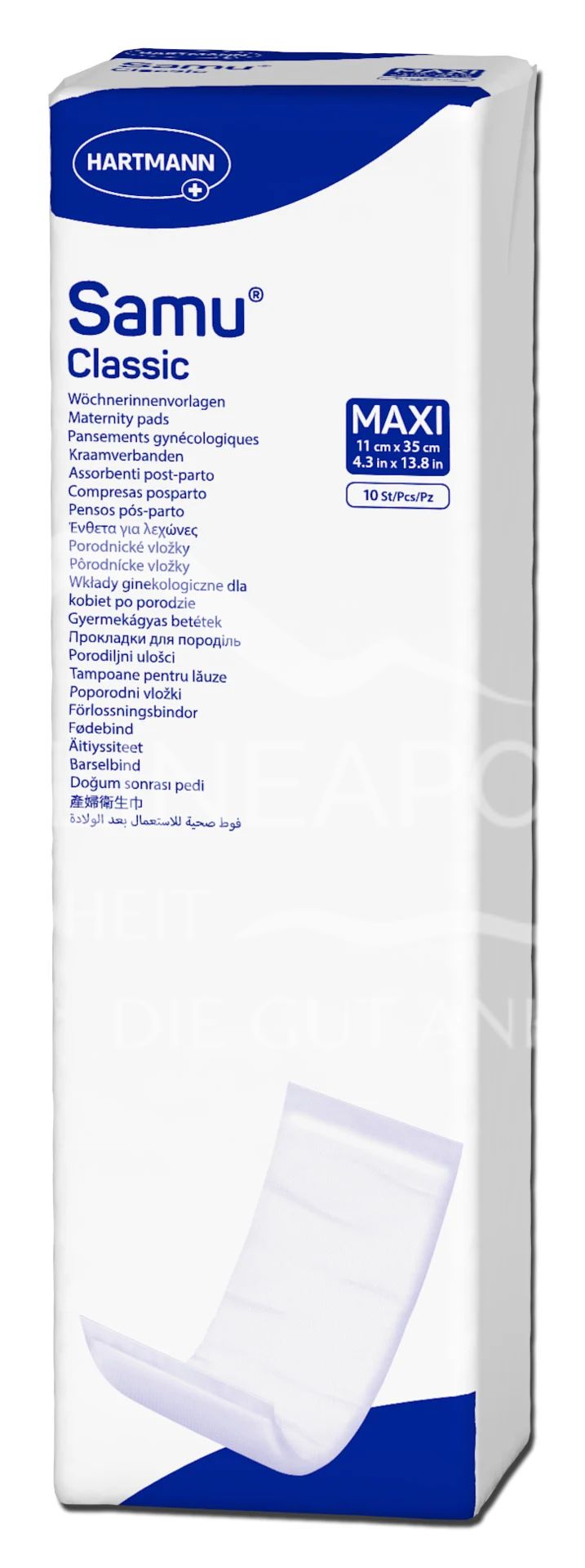 Samu® Classic Maxi Wöchnerinnenvorlagen 11 x 35 cm