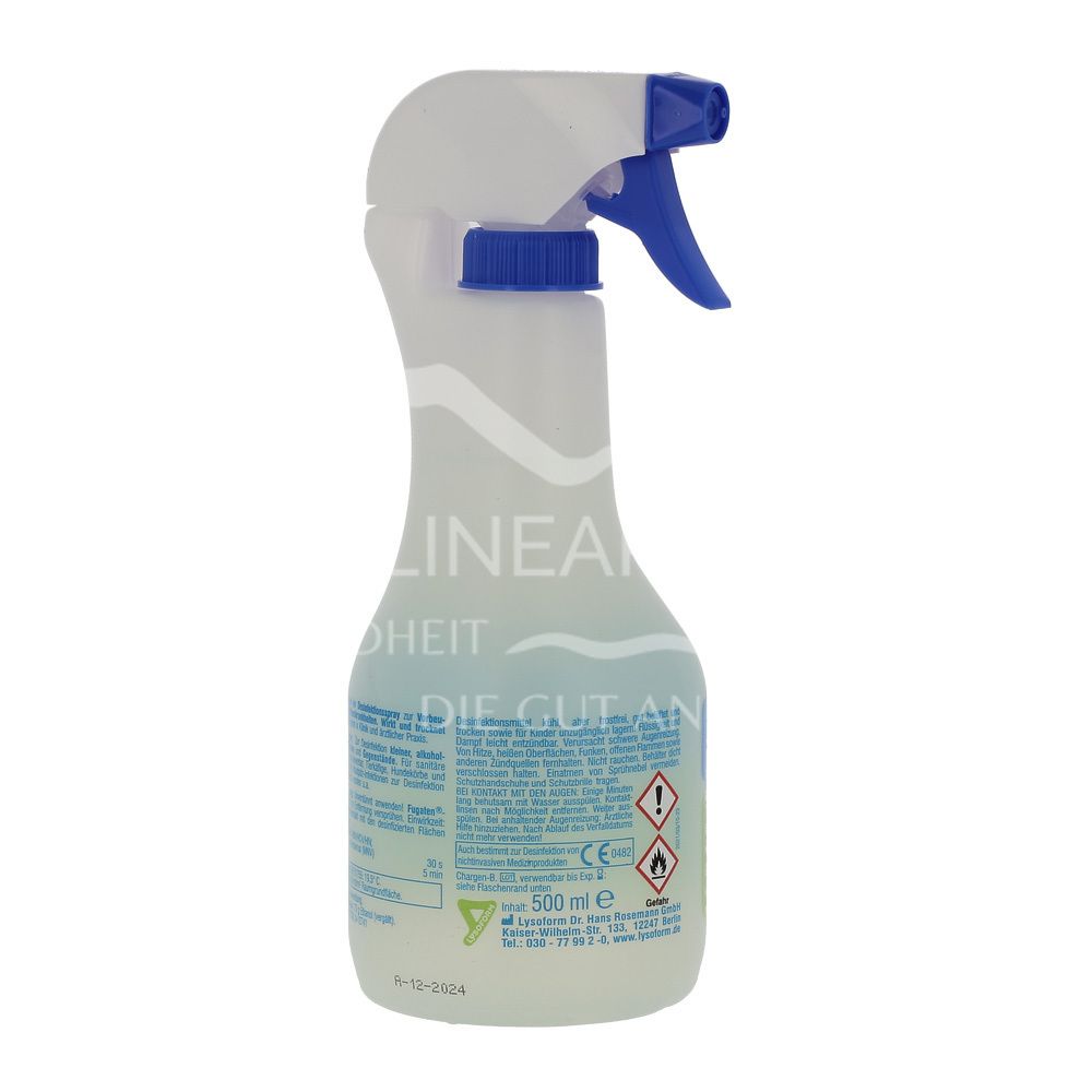 Lysoform Fugaten®-Spray Schnelldesinfektion von Medizinprodukten