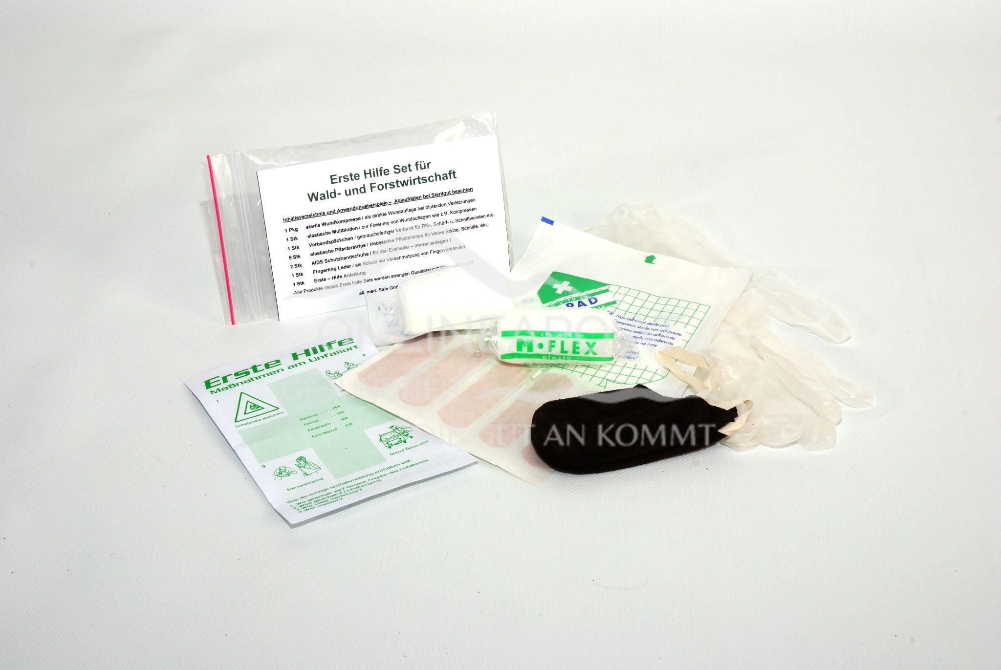 EasyMed first aid kit for forestry and forestry management